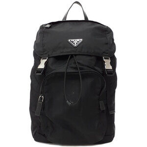 Prada Re Backpack Rucksack Black Daypack